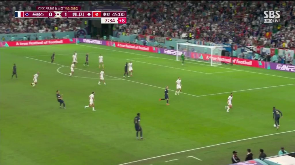 (SOUND)Tunisia vs France. GoodbyeOh my god Griezmann's equalizer Shaking