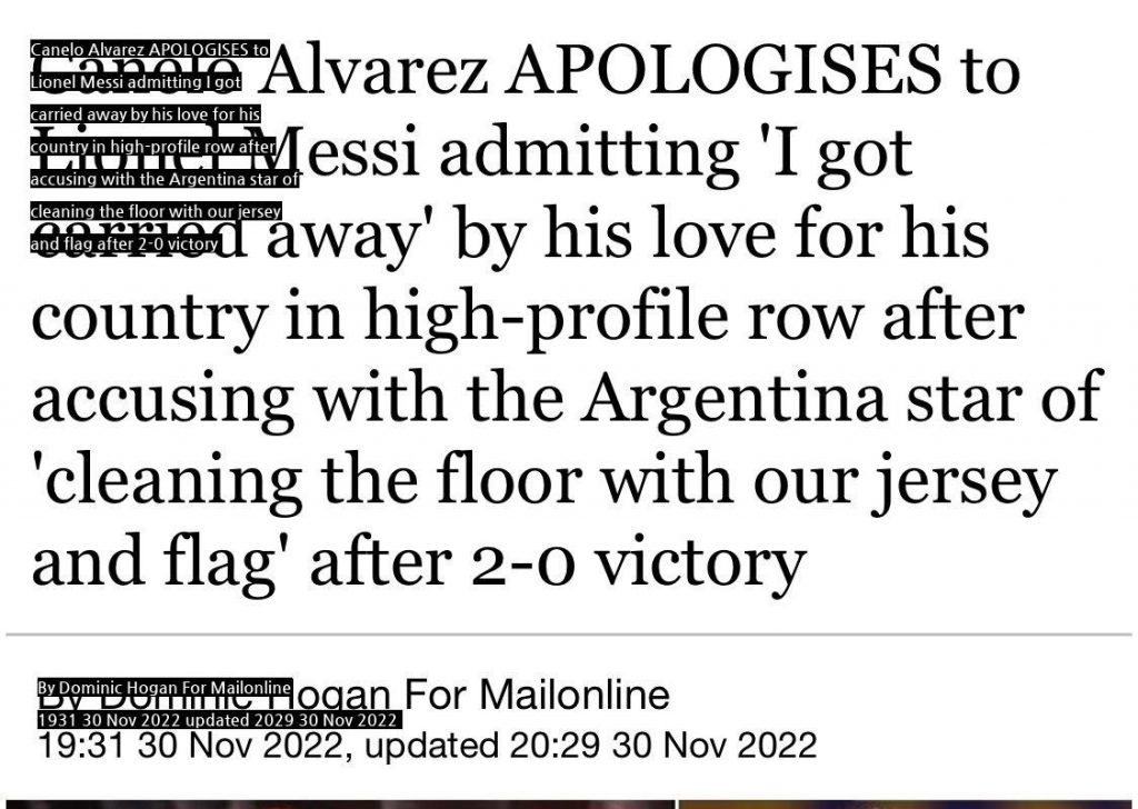Canelo Alvarez, who threatened Messi, feat Zlatan