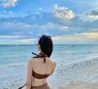 Heo Soo-mi's Instagram Beach Bikini Under Tofu's Bust Exposed