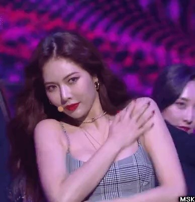 Hyuna's pheromone armpit slow