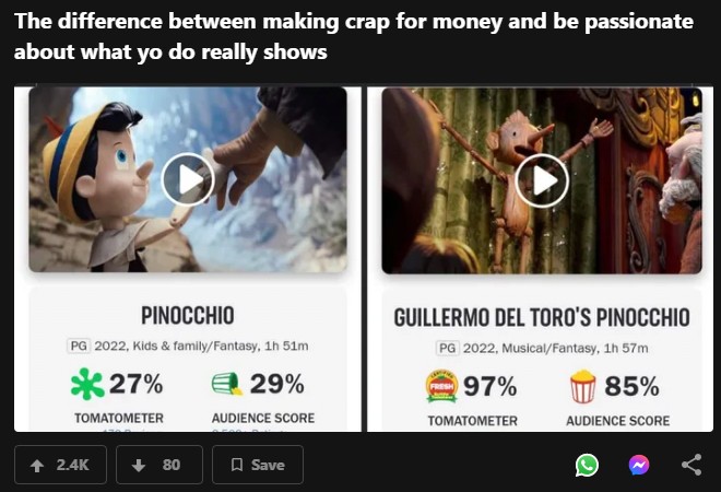 The difference between a failed Pinocchio movie