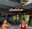 (SOUND)Thai high school girls' Muay Thai athletes' training