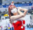 CHOI HONG RA's Instagram Santa outfit cheerleader