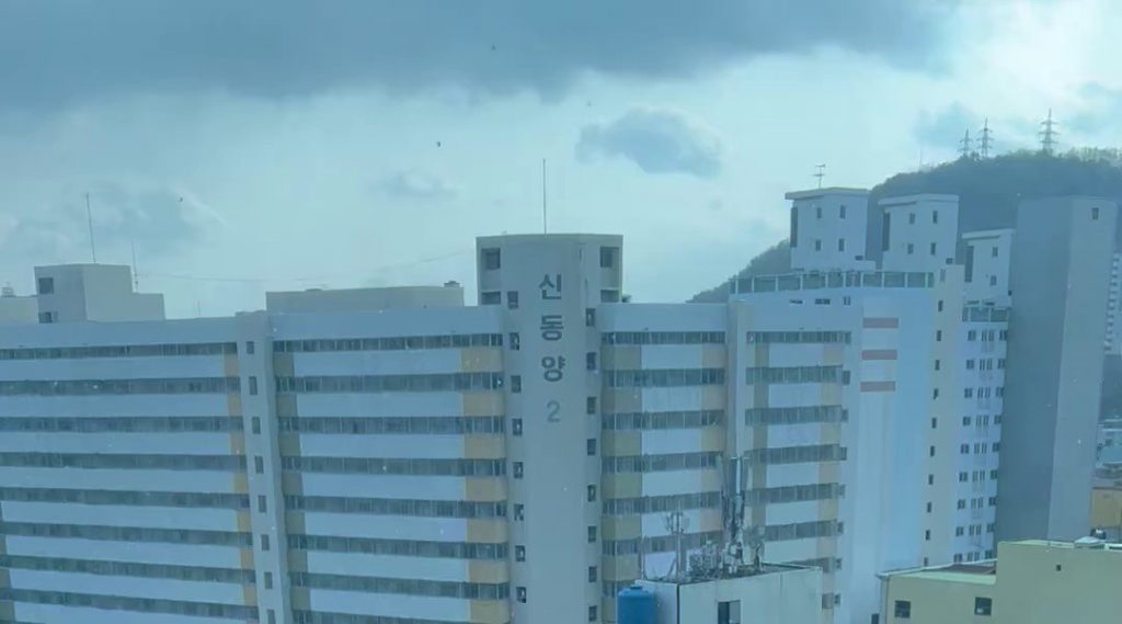 (SOUND)Heavy snow avi in Busan in real time