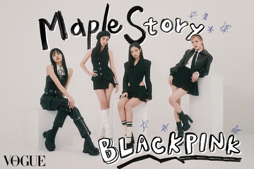 BLACKPINK BLACKPINK x Maple Story pictorial