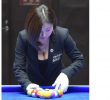 The billiard referee who shows everything. She's a legend
