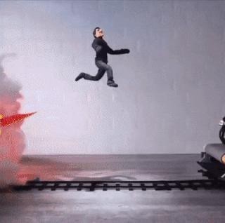 A novel idea, stop motion animation gif