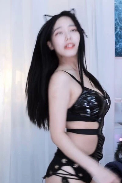 (SOUND)Twitch transfer student Gugang → Hyun A-min's leather costume body dance ㅗㅑㅑ