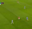 Manchester United vs Bournemouth. Rashford dribbles.