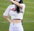 Yang Hyebin Cheerleader Crop T-shirt White Shorts