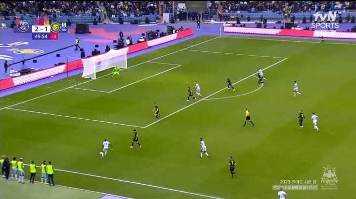 PSG v Saudi All-Star Re-tied Ronaldo Multi-Goal Shaking. Shaking.