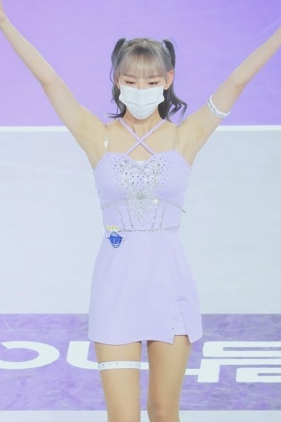 Cheerleader Jung Hee-jung Halterneck Sleeveless Armpit