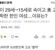 a Korean woman who entered high school lying about her age.