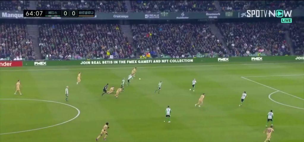 Barcelona vs Betis Hafinha's first goal