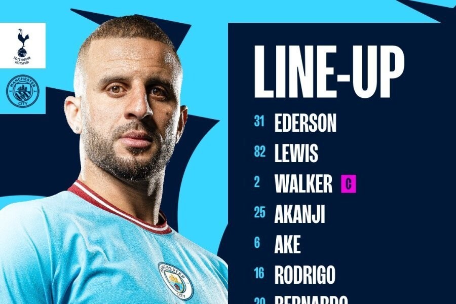 Son Heung-min's starting Tottenham Man City lineup jpg