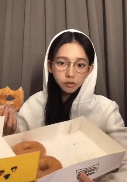 Krispy Donut Eating Karina