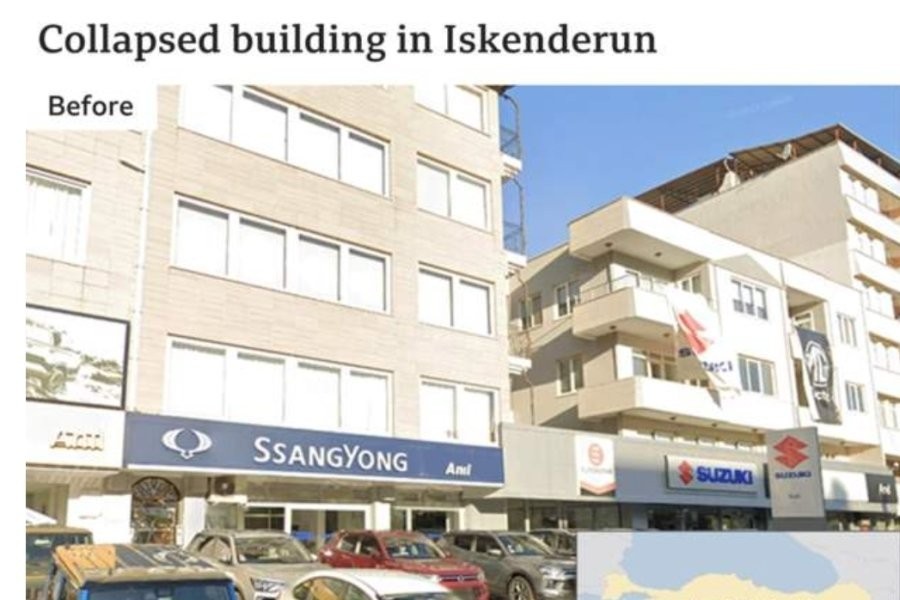 Turkey's Ssangyong Motor Building Collapsed in Earthquake