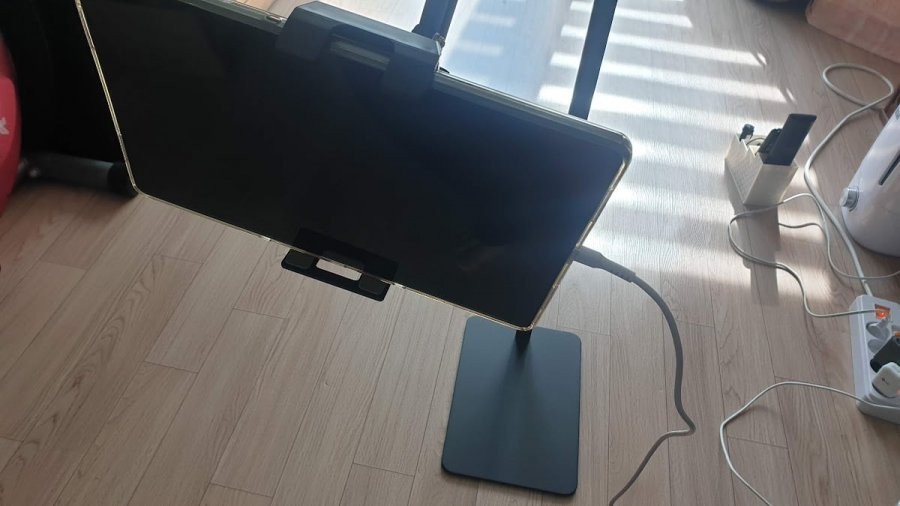 What's up with the tablet stand?