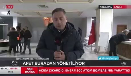 (SOUND)Turkiye Reporter Hiding Microphones