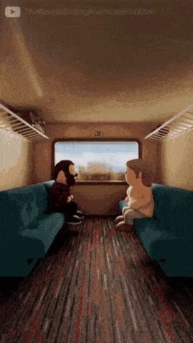 Train ticket inspection GIF