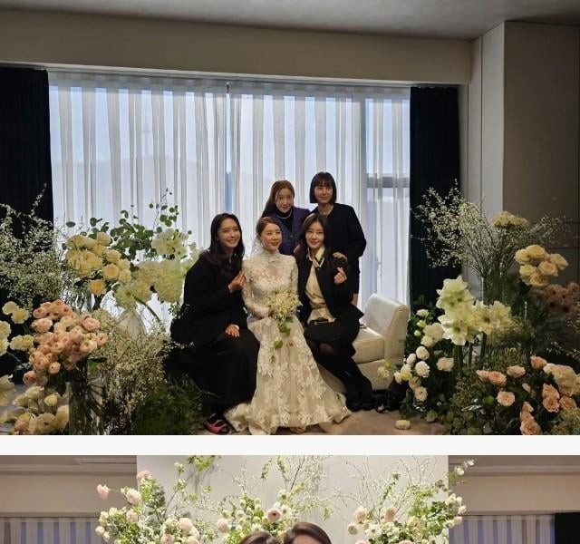 Jewelry members attending Seo In-young's wedding.