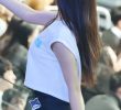 (SOUND)Loose Cropped Sleeveless Ahn Ji-hyun Cheerleader