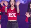 Other Crop Red T-shirt Triple S Kim Chaeyeon