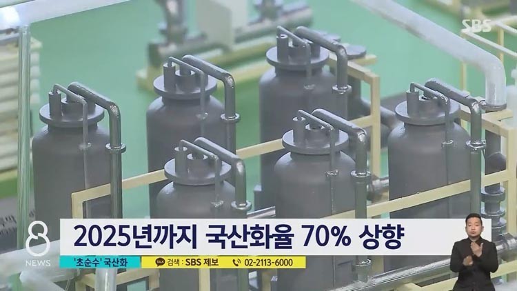 Korea's own technology succeeded in producing ultrapure water for the first time