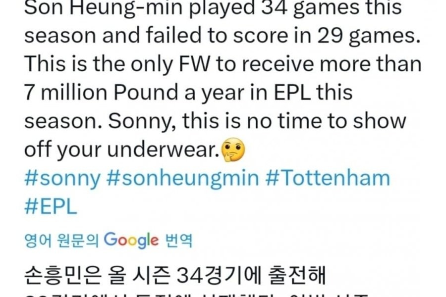 Son Heung-min's milestone this season jpg