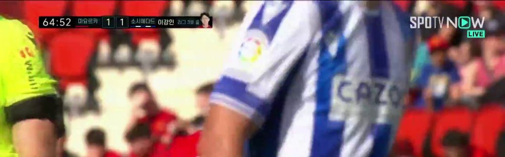 (SOUND)Lee Kang-in's delicate crossswf after de-pressure with a light two-footed dribble.