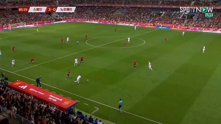 Multi-goal in Spain v Norway's Hoselu debut match Shaking. Shaking