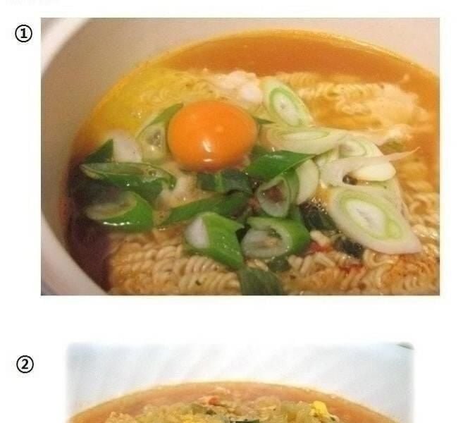 How to mix eggs in ramen that's divided into preferences.jpg