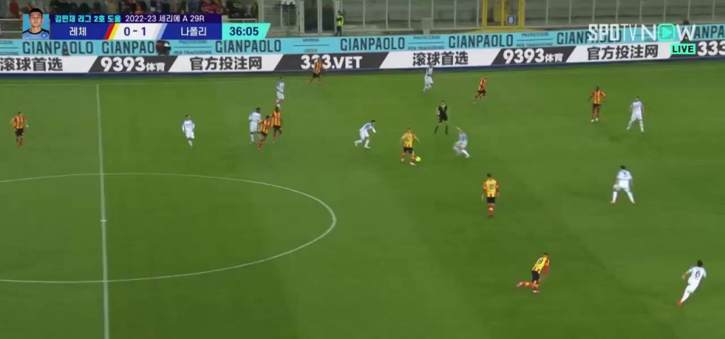 (SOUND)Lecce VS. Naples Commentator Kim Min-jae Pressurized ㄷㄷㄷ