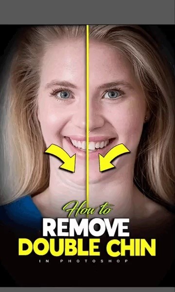 How to get rid of double chin with Photoshop