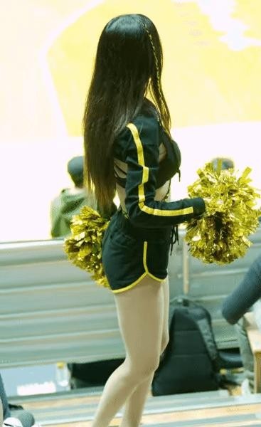 a cheerleader who interferes with the game