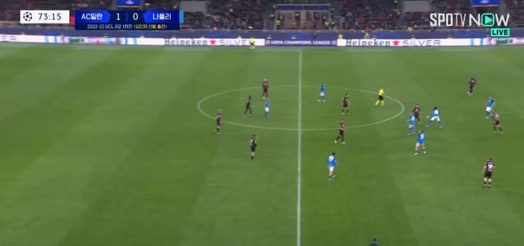 AC Milan v Napoli Angwisa Warnings Accumulated Out Shaking
