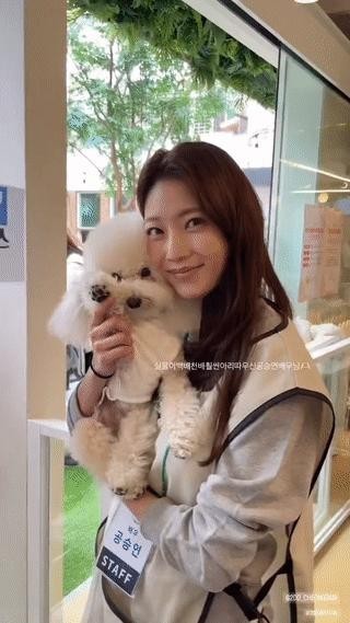 Actor Gong Seung-yeon, a charity bazaar for abandoned dogs