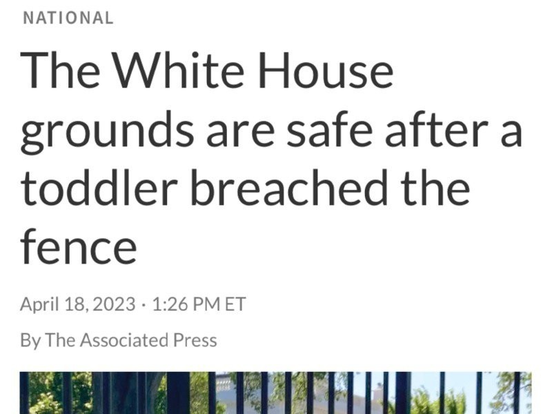 a secure White House