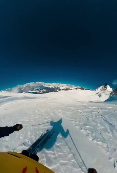 (SOUND)a person who almost died after falling off a cliff while skiingShaking