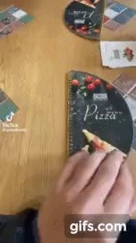 a well-made pizza menu