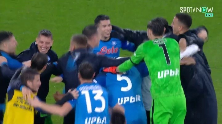 Juventus vs Naples game over! Napoli to win with the winning goal of Raspadori!