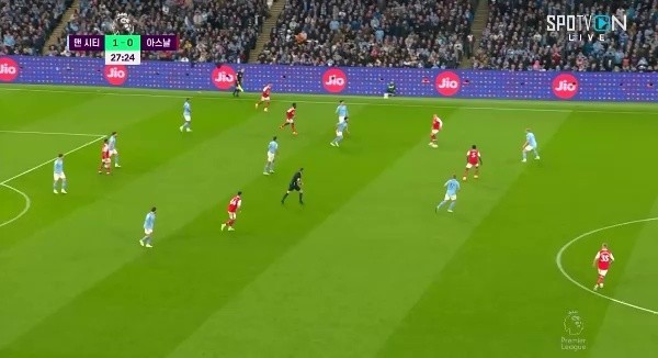 Manchester City vs Arsenal Ramsdale's decisive defense Shaking. Shaking