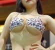 Ringed leopard underboob bikini racing model Yoon Seol-hwa
