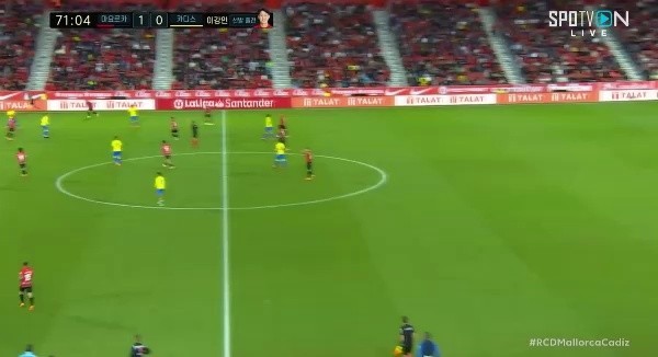 Mallorca vs Cardis Lee Kang-in From soft ball touch to pass development Shaking
