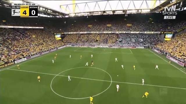 Dortmund v. Glatbach blasts Alle multi-goal 4-0 Shaking. Shaking