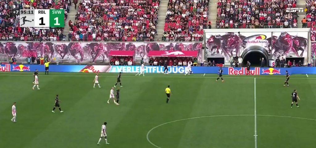 (SOUND)Leipzig vs. Bremen Dominic Sobosleri Theater came from behind to win Shaking. Shaking