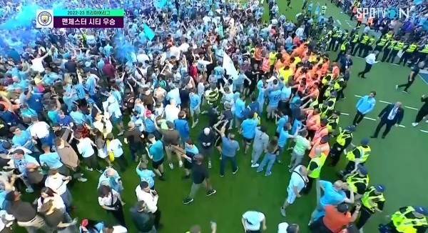 Almost all the fans in Manchester City vs Chelsea Stadium [Laughing]