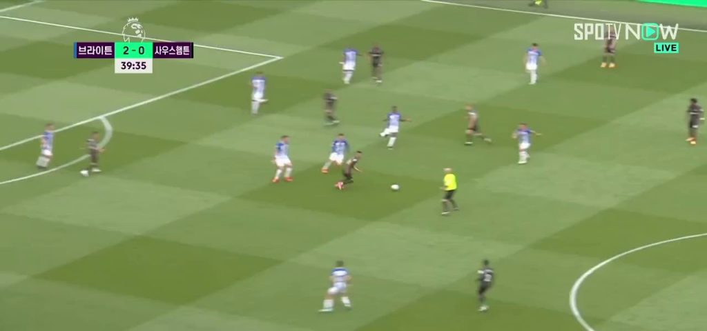 (SOUND)Brighton vs Southampton Mitoma Assistant Ferguson Multi-Goal Shaking. Shaking