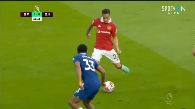 Manchester United vs Chelsea's counterattack