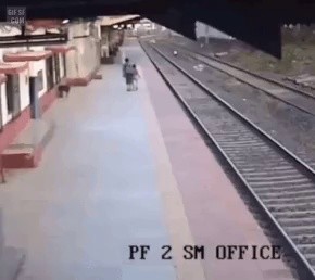 the courage of a railroad employee